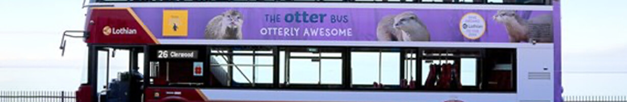 Lothian Bus 26 with otter decals