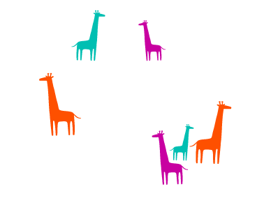 Giraffe about town logo