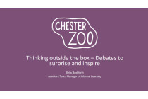 Thinking outside the box – Debates to surprise and inspire