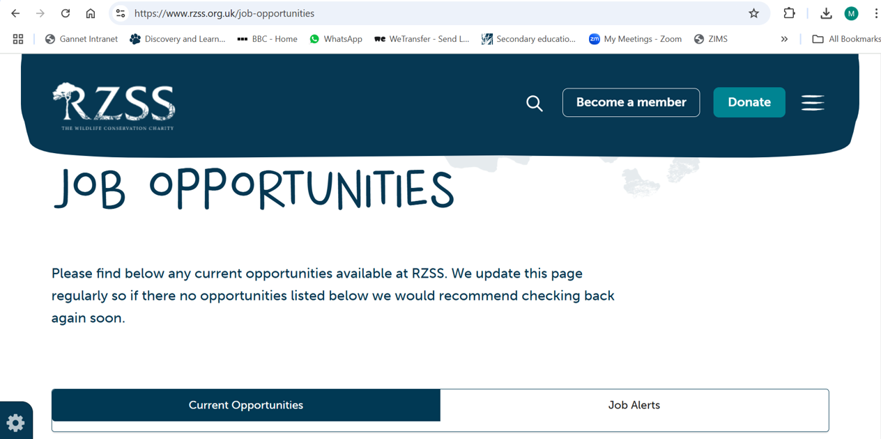RZSS Job Opportunities