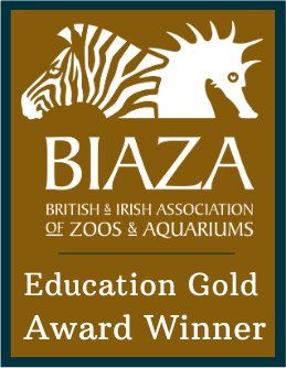 BIAZA Education Gold Award Winner badge